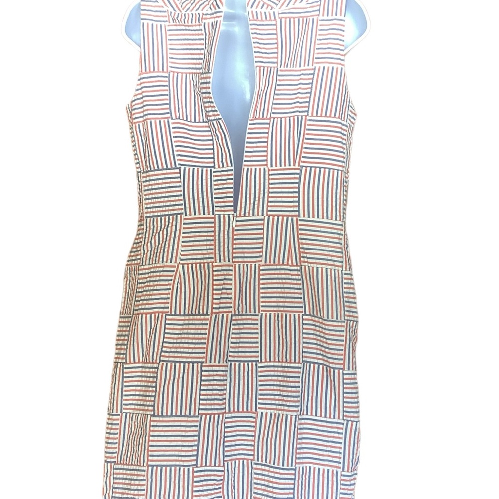 Talbots Patchwork Shift Dress - Picture 7 of 9